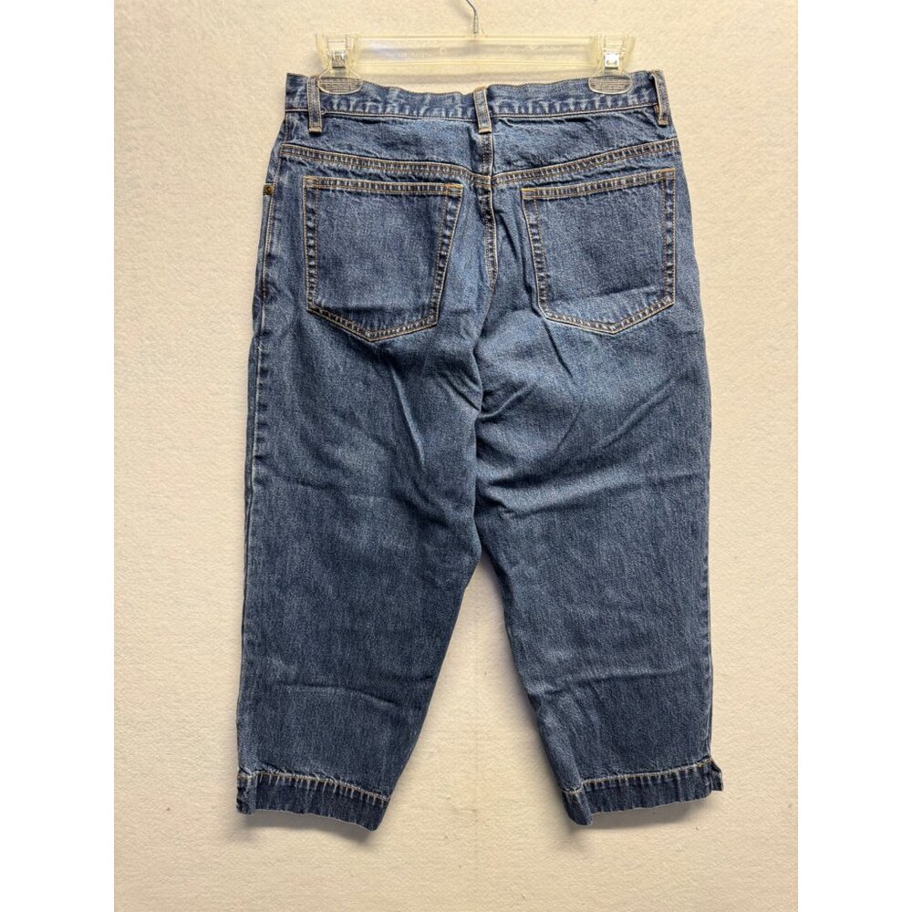 Eddie Bauer Womens Blue Denim Jeans Size 10 Mid-Rise Straight-Leg 100% Cotton - Picture 10 of 10